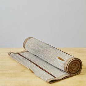 手工植物茶席丨芦苇杆、狗尾草手工编织而成