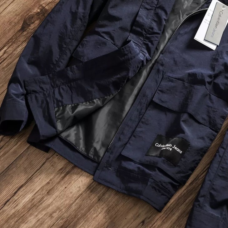罕见臻品ck平湖代工出品18秋季当红炸子鸡男士夹克外套