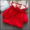 【童装】冬季新品 圣诞帽外套 韩版童装女童蝴蝶结加绒女宝宝上衣 商品缩略图3