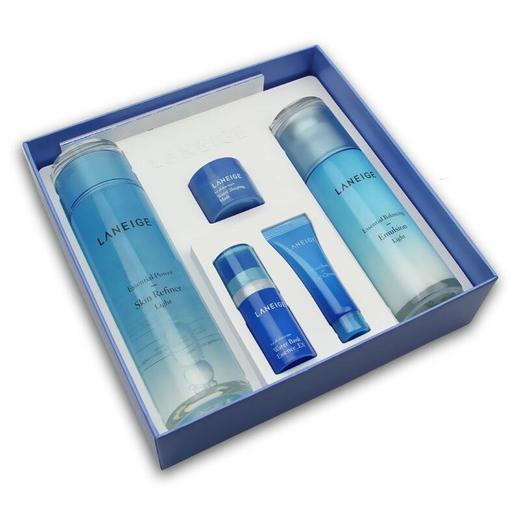 【保税仓】韩国兰芝清爽水乳两件套 （送3小样）清爽水200ml/清爽乳液120ml/赠品包含水库凝肌精华10ml/睡眠面膜15ml/均匀啫喱霜10ml 商品图1