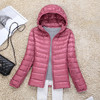 【羽绒服】秋冬女装女款大码韩版修身轻薄款羽绒服女式短款连帽外套 商品缩略图2