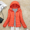【羽绒服】秋冬女装女款大码韩版修身轻薄款羽绒服女式短款连帽外套 商品缩略图0