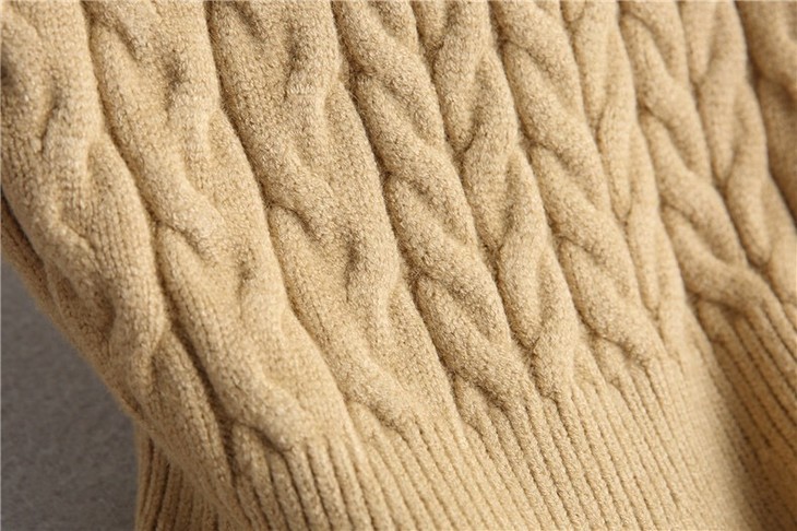 意式面料丨经典绞花肌理小鱼尾半裙