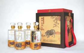 五粮液股份 猪年如意浓香型白酒500ml*4瓶【瓶子里面含小猪一个】