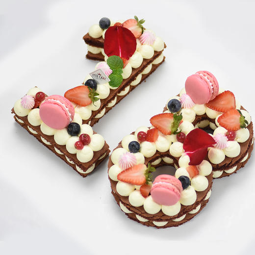 【数字蛋糕】淡奶油 网红 鲜花蛋糕 商品图2