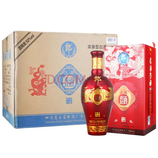 郎酒三溪老壇酒龍鳳郎52度整箱裝白酒500ml6瓶整箱裝