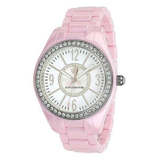 橘滋juicy couture 女士石英手表 jc-1900722 特价75折