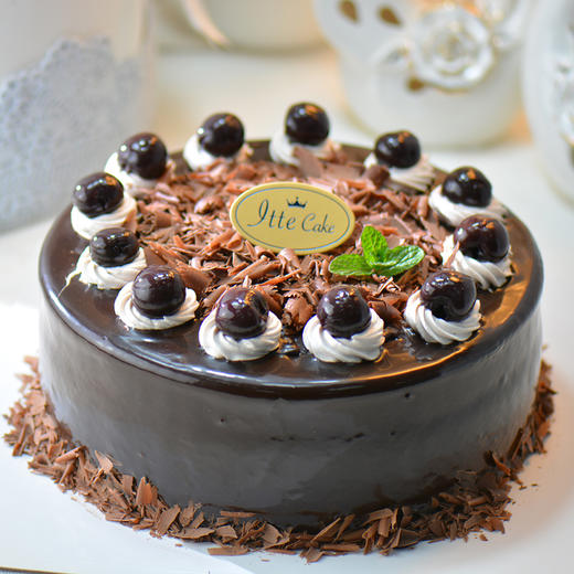 【维也纳黑森林】黑樱桃  巧克力  生日蛋糕 商品图1