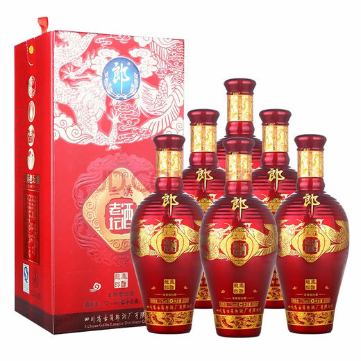 【推荐】郎酒 三溪老坛酒 龙凤郎 52度 整箱装白酒 500ml*6瓶 【整箱装】 商品图3