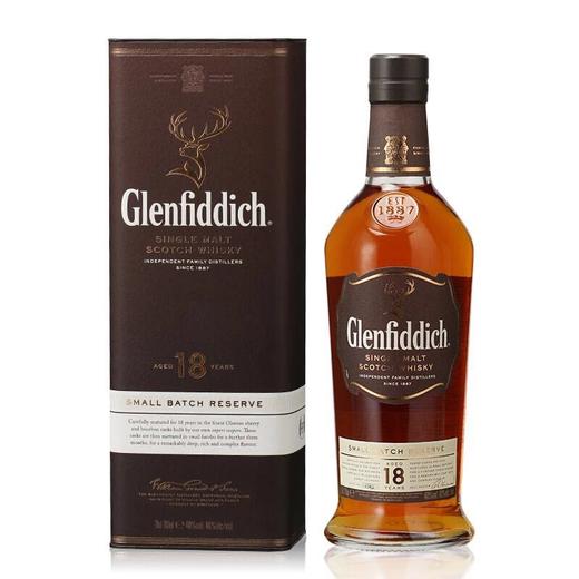 英国glenfiddich格兰菲迪18年单一麦芽威士忌700ml