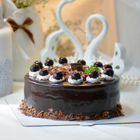 【维也纳黑森林】黑樱桃  巧克力  生日蛋糕