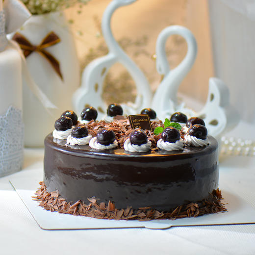 【维也纳黑森林】黑樱桃  巧克力  生日蛋糕 商品图0