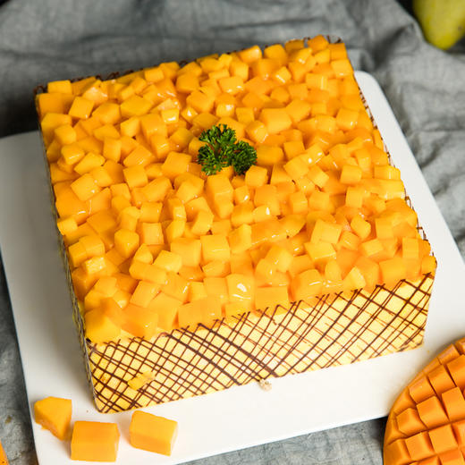 芒果慕斯蛋糕 2磅 免费送货上门 商品图2