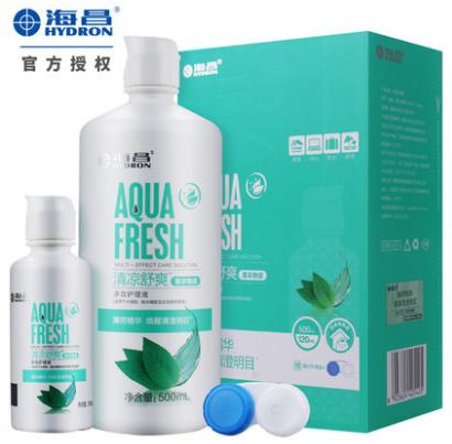 海昌 清凉舒爽 草本物语 护理液120ml、360ml+120ml、500ml+120ml 商品图7