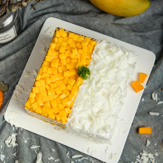 榴芒双拼蛋糕 2磅 免费送货上门 商品图1