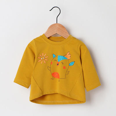 【童装打底衫】秋季童上衣 1~3岁卡通小鸟印花长袖外套韩版童打底衫长袖T恤 商品图3