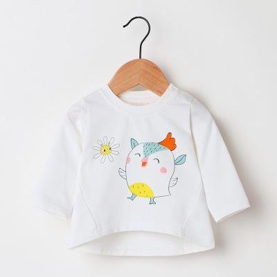 【童装打底衫】秋季童上衣 1~3岁卡通小鸟印花长袖外套韩版童打底衫长袖T恤 商品图1