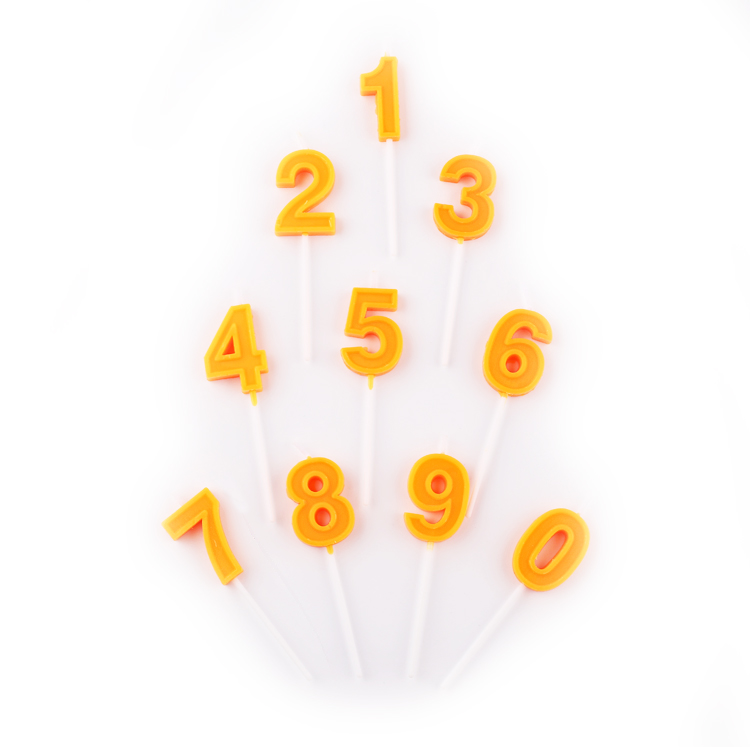 数字蜡烛（仅随蛋糕一起配送）