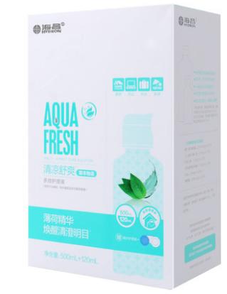 海昌 清凉舒爽 草本物语 护理液120ml、360ml+120ml、500ml+120ml 商品图5