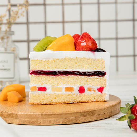 3磅 蓝莓鲜果蛋糕(企石)免费送货上门