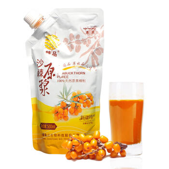 沙棘100%纯原浆 500ml/1袋 /2 袋 / 4袋 商品图0