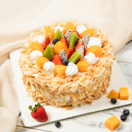 3磅果缤纷蛋糕免费送货上门