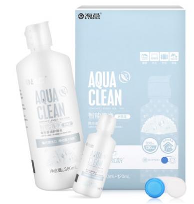 海昌 智能洁净 水亮洁护理液120ml、360ml+120ml、500ml+120ml 商品图5