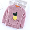 【童装毛衣】韩版秋冬加绒男女童装毛衣 宝宝针织衫萝卜套头儿童毛衣 商品缩略图5