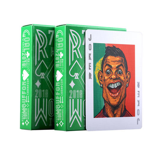 李质造原创个性纪念品足球绘画版成人创意球星扑克牌（随单包邮） 商品图4