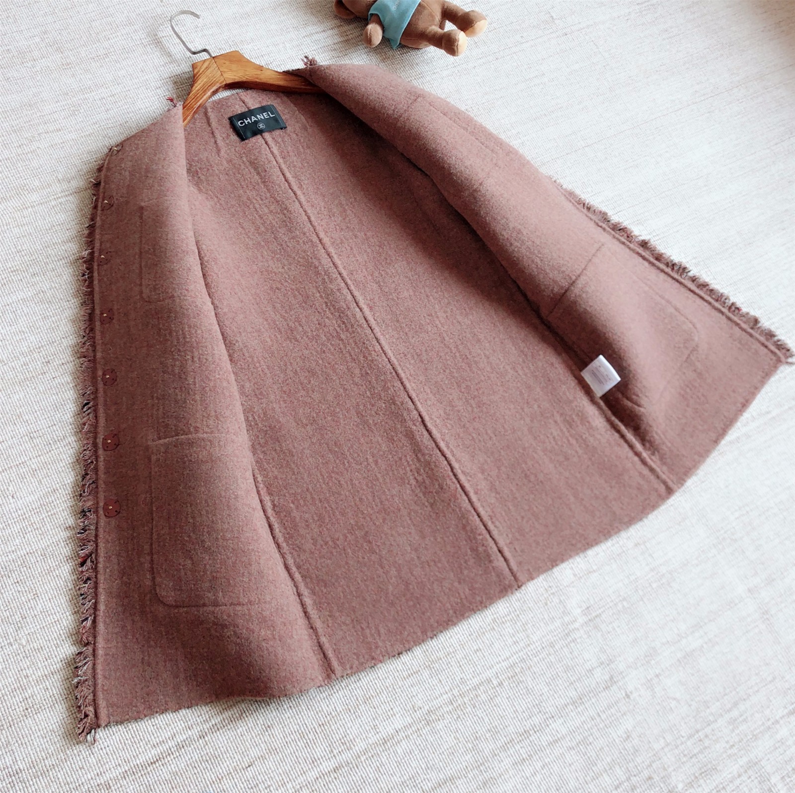 小香粗花无领上衣8090402