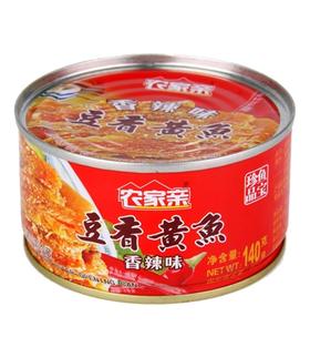 1罐装140g 农家亲豆香黄鱼