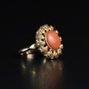 欧洲古董原装珊瑚戒指 商品缩略图1