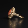 欧洲古董原装珊瑚戒指 商品缩略图2