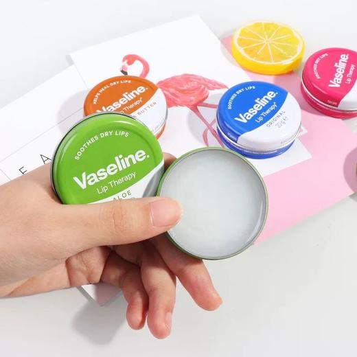 Vaseline凡士林润唇膏护唇膜铁盒-20g(原味/玫瑰/芦荟/可可味) 商品图1