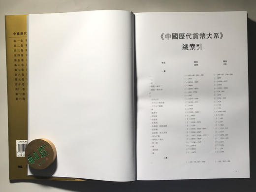 《中国历代货币大系13-总索引》全一册 商品图3