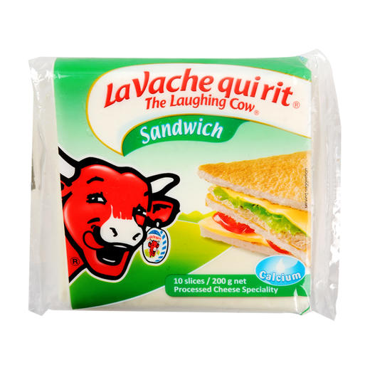 乐芝牛三明治切片奶酪200g 商品图0