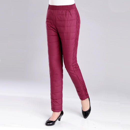 JMY-AOY-1808冬季羽绒裤女外穿加厚大码高腰羽绒裤加厚修身防寒保暖 商品图5