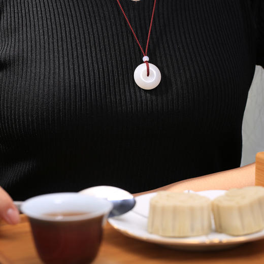 【宫里平安扣】和田玉平安扣 商品图5