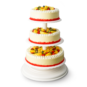 【节节高升蛋糕】可支持定制尺寸或夹心，适用于各种宴会、派对、生日、婚礼、会议等场合~