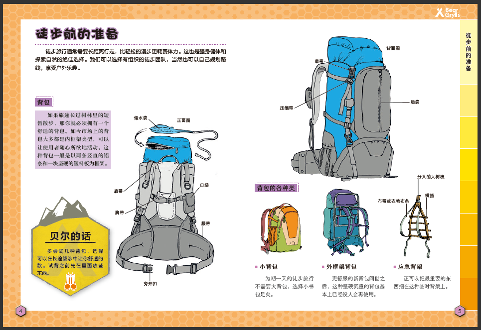 它将野外求生的24类常用技巧,按照主题分册详解,步骤分解简洁明晰
