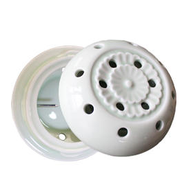 艾蓬轩 陶瓷 环保随身灸器  艾灸盒 灸服温灸盒