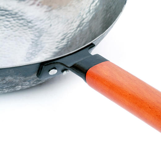 章煜昇开源平安章丘手工铁锅30cm和32cm平底炒锅燃气灶电磁炉通用 商品图3