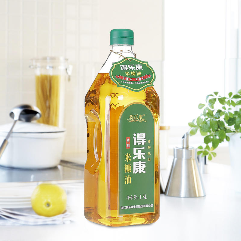 得乐康米糠油 215℃高温烹饪无油烟