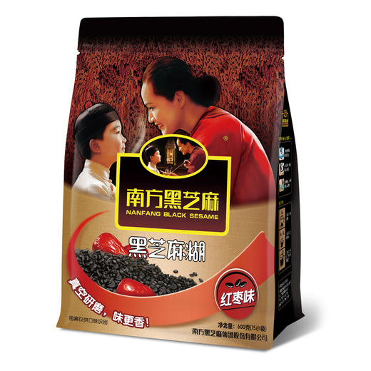 600g南方黑芝麻糊（低糖/无糖/核桃味/中老年/女人红枣味/精装原味） 商品图1