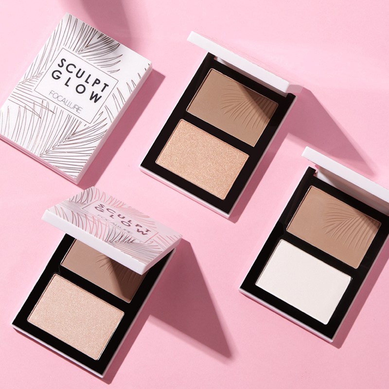 【小鹿几】菲鹿儿双色修容高光阴影盘细腻不显毛孔