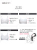 筑梦师睡眠内衣大胸改善外扩舒适薄棉居家文胸浅灰白沙色 商品缩略图3