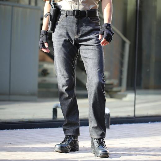 龙牙赤焰防寒战术牛仔裤男加绒战术裤男宽松作战裤 商品图2