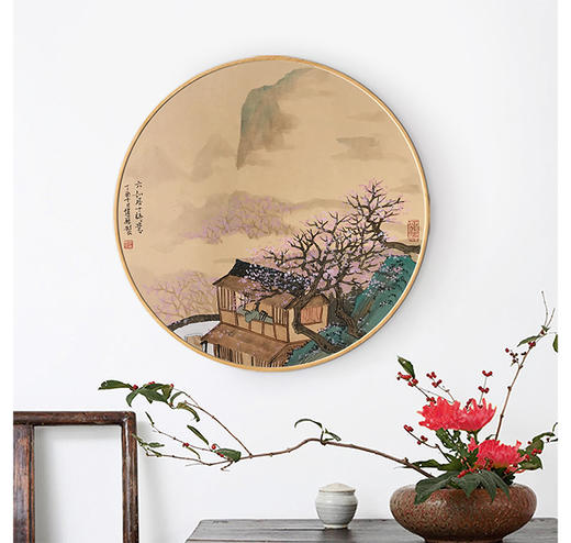 赵飞-真迹-山水画《六如居士诗意》 客厅 玄关  餐厅 卧室 商品图0