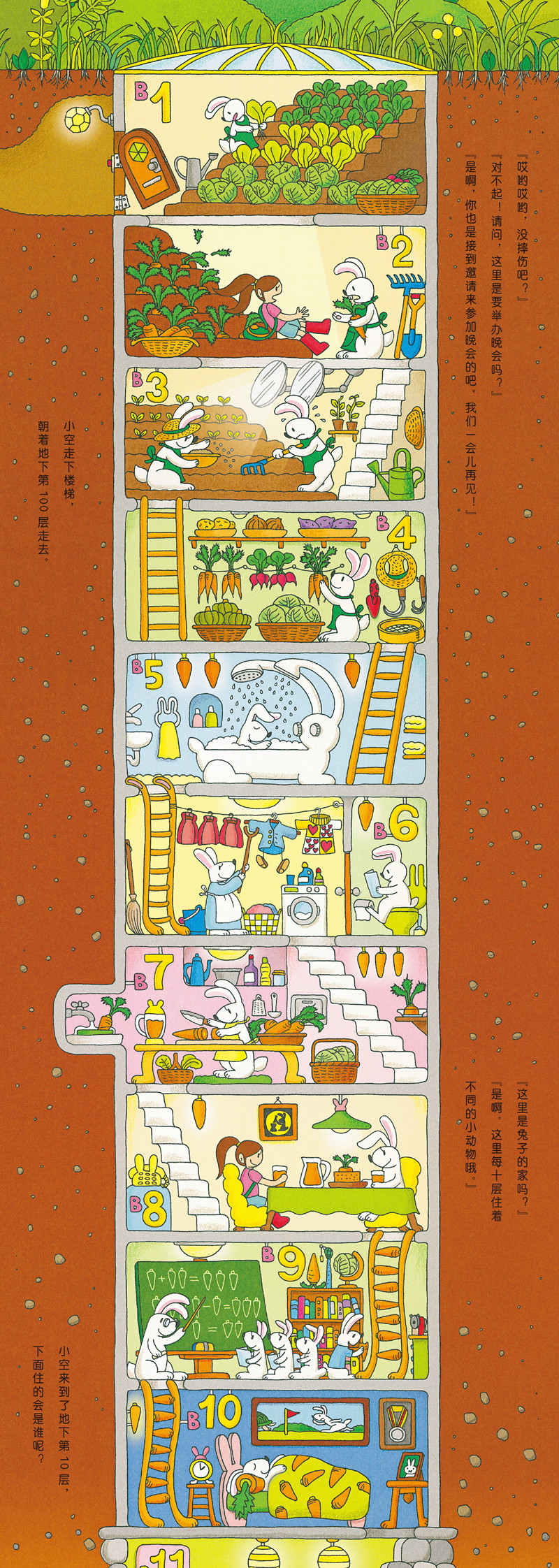 地下100层的房子100层的房子系列第2本带你进入地下的奇妙世界北科