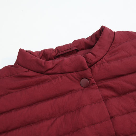 EITIE爱特爱品牌女装秋季商场同款时尚鸭绒轻薄红色羽绒服女5711402 商品图4